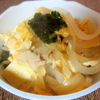 高野豆腐の卵とじ丼